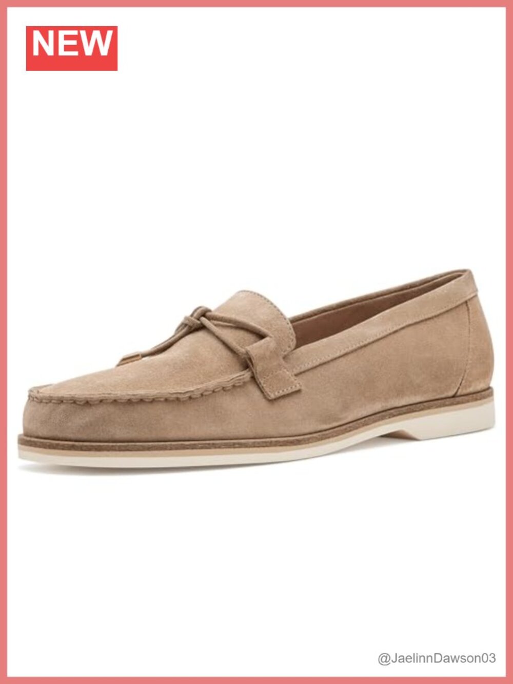 Women's Suede Leather Flats Slip-On Low-Top Round Toe with Padded Insole